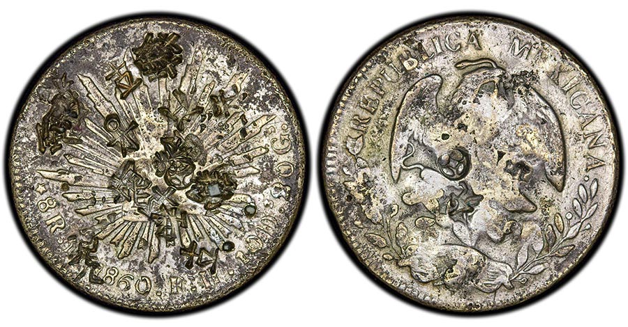 "1860"-Mo FH Mexico 8 Reales