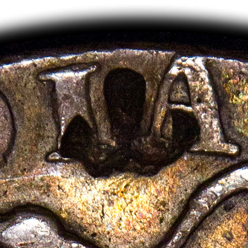 山 - Seal script for 山 - shān - mountain, hill