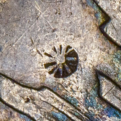 Small sunburst chopmark