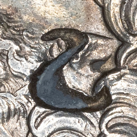 Probably 乙 - yǐ - second, 2nd heavenly stem